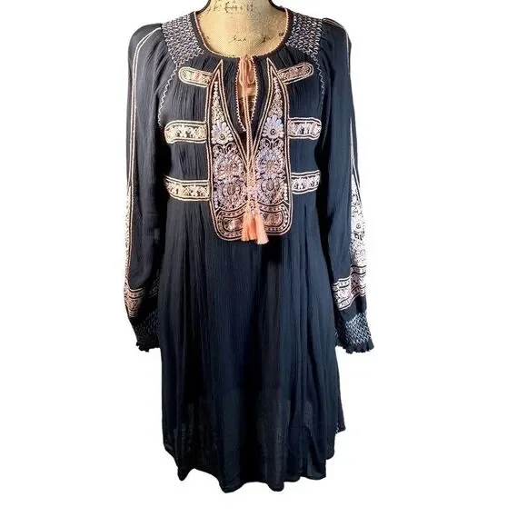 Free People Wind Willow Mini Dress - Picture 4 of 13